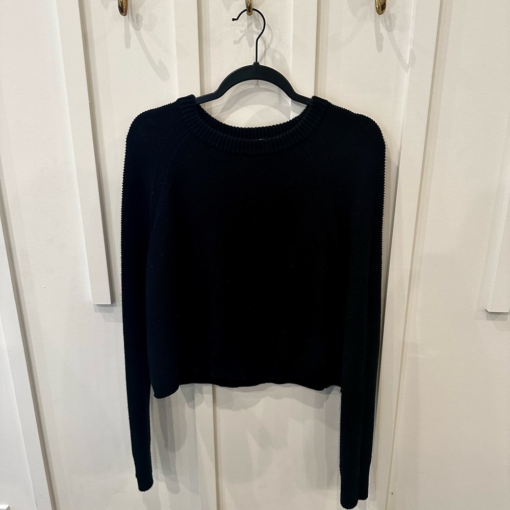Black knit French Connection sweater
